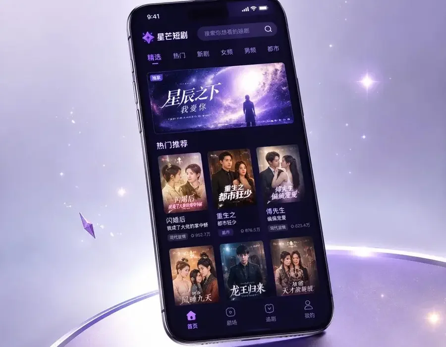 黄果短剧 App - 精品短剧随身看 黄果短剧 App 界面展示